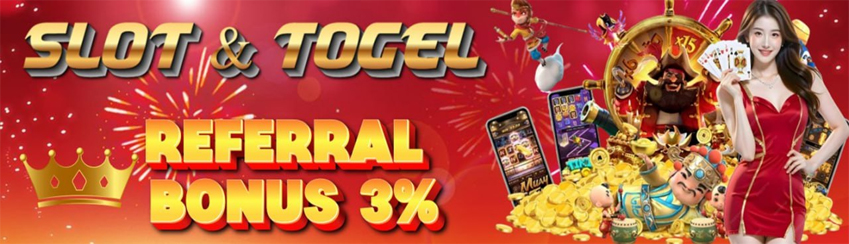BONUS REFFERAL SEUMUR HIDUP 3%